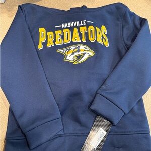 NHL Nashville Predators Kids Jacket - Navy and Yellow